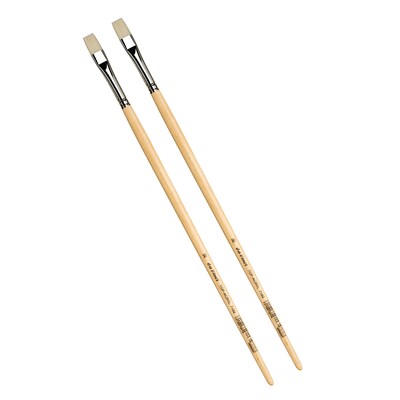 da Vinci TOP-ACRYL Oil and Acrylic Synthetic Bristle, Flat Brush, 2/Bundle (DVXVA718210-2)