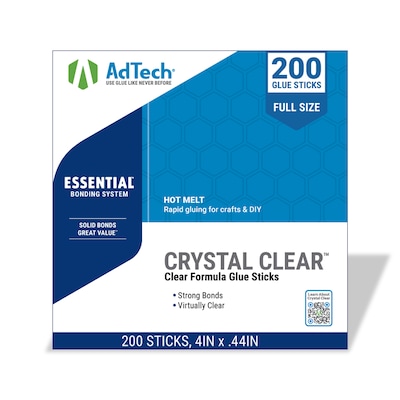 AdTech Multi Temp Full Size Glue Sticks, 200 Sticks/Pack (220-145-5)