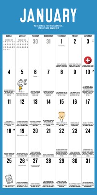 2026 Willow Creek Pun Intended 12" x 12" Monthly Wall Calendar (52518X)
