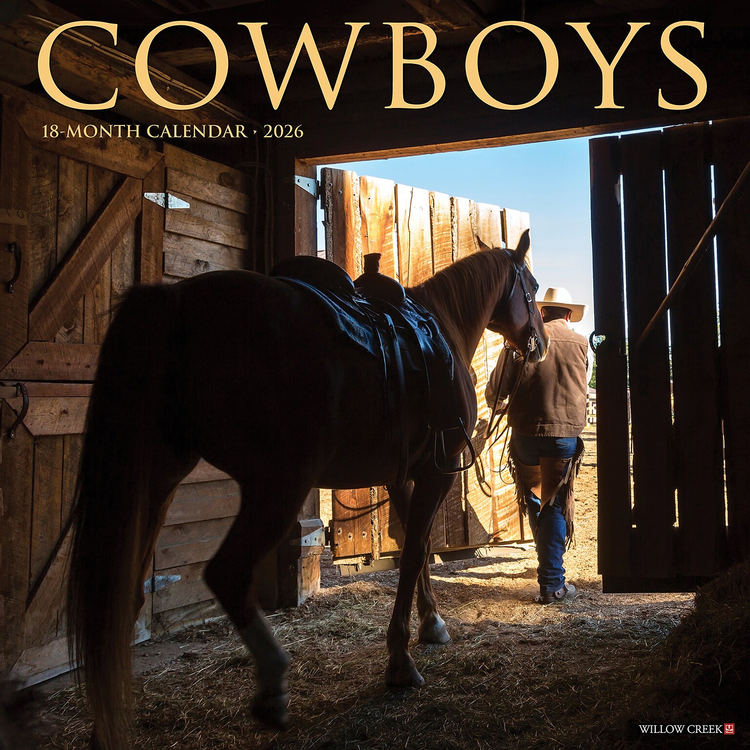 2026 Willow Creek Cowboys 12 x 12 Monthly Wall Calendar (50880)