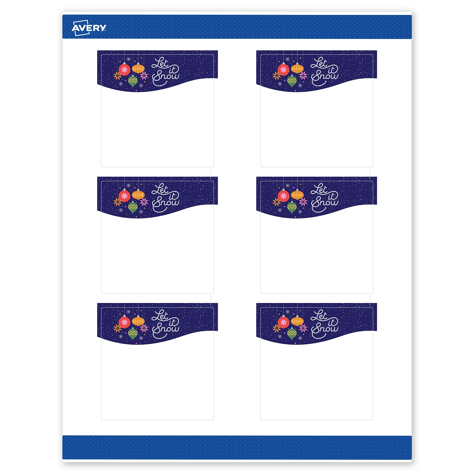 Avery Square Multipurpose Labels, 3 x 3, White, 60/Pack (19479370446)
