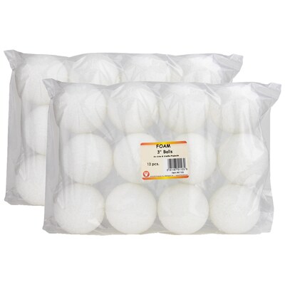 Hygloss Balls, Grade K+, 12 Per Pack, 2 Packs (HYG51103-2)