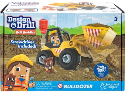 Educational Insights Design & Drill Bolt Buddies Bulldozer (4195)