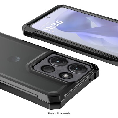 SaharaCase Raider Series GRIP Case for Motorola Moto G Stylus 5G, Shock Absorbing, Scorpion Black (CP00790)