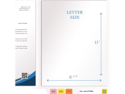 Medical Arts Press Heavy-Duty End Tab File Folder, Straight Cut, Letter-Size, White, 40/Box (S-09458-WHT)