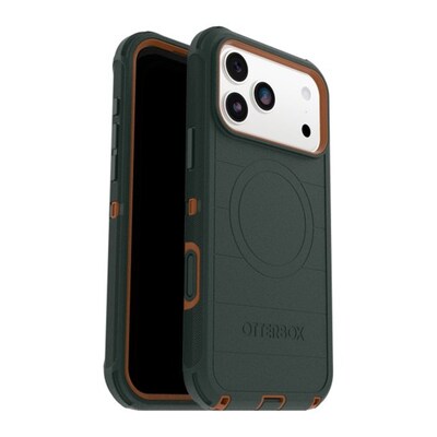 OtterBox Defender Series Pro MagSafe Phone Case for Apple iPhone 17 Pro Max, Shock Absorbing, Green Intrigue (77-98436)