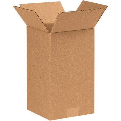 7 x 7 x 12 Shipping Boxes, 32 ECT, Brown, 25/Pack (BS070712)