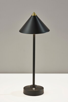 Adesso Ritchie LED Table Lamp, Black (2601-01)