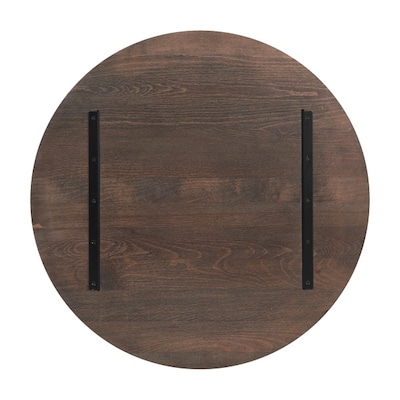 Flash Furniture Bennett 30"Dia. 1.5" Thickness Round Table Top, Wooden, Dark Brown (GSF00330RDKBRN)