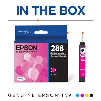 Epson T288 Magenta Standard Yield Ink Cartridge (T288320-S)