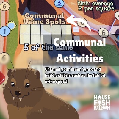 House Fish Balloon Hyrax Board Game (HFBHX)