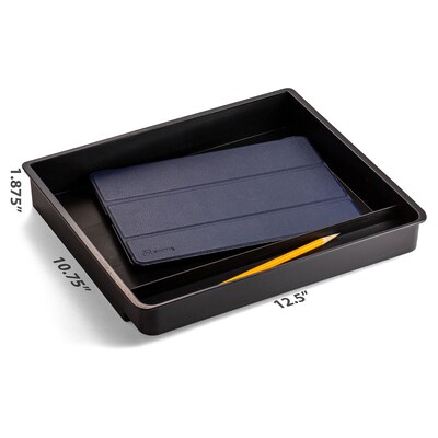 Officemate Plastic Under Desk Organizer Drawer, Black (OIC22552)