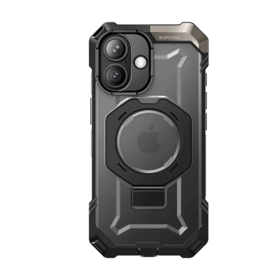 SUPCASE Unicorn Beetle Grip MagSafe Case for iPhone 17, Shock Absorbing, Black (SUP-iPhone2025-UBGrip-Black)