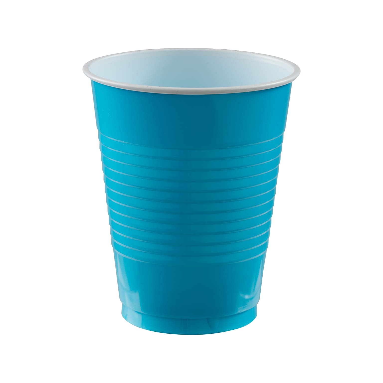 Amscan Party Plastic Cup, Caribbean Blue, 50/Sleeve, 3 Sleeves/Pack (436810.54)