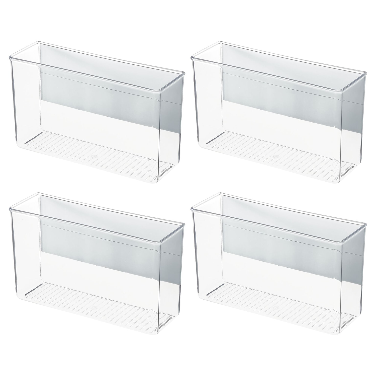 iDesign Magnetic Organizer Bins for Laundry Room - Holds Stain Removers, Dryer Sheets, and Detergent Pods
