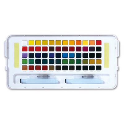 Sakura Koi Watercolor Paint, Assorted Colors, 60 Colors/Set (SAKXNCW60N)