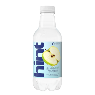 Hint Crisp Apple Flavored Water, 16 oz., 12/Carton (00104)