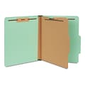 Staples 60% Recycled Pressboard Classification Folder, 1-Divider, 1.75 Expansion, Letter Size, Ligh