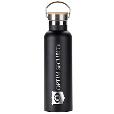 POD WATER BOTTLE W/BAMBOO LID 20OZ