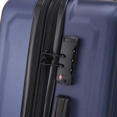 US Army FOX PRO 28" Hardside Suitcase, 4-Wheeled Spinner, TSA Checkpoint Friendly, Blue (USLFPRO00L-BLU)