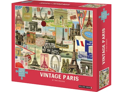 Willow Creek Vintage Paris 1000-Piece Jigsaw Puzzle (49359)