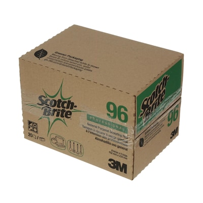Scotch-Brite General Purpose Scouring Pad, Green, 60/Carton (96)
