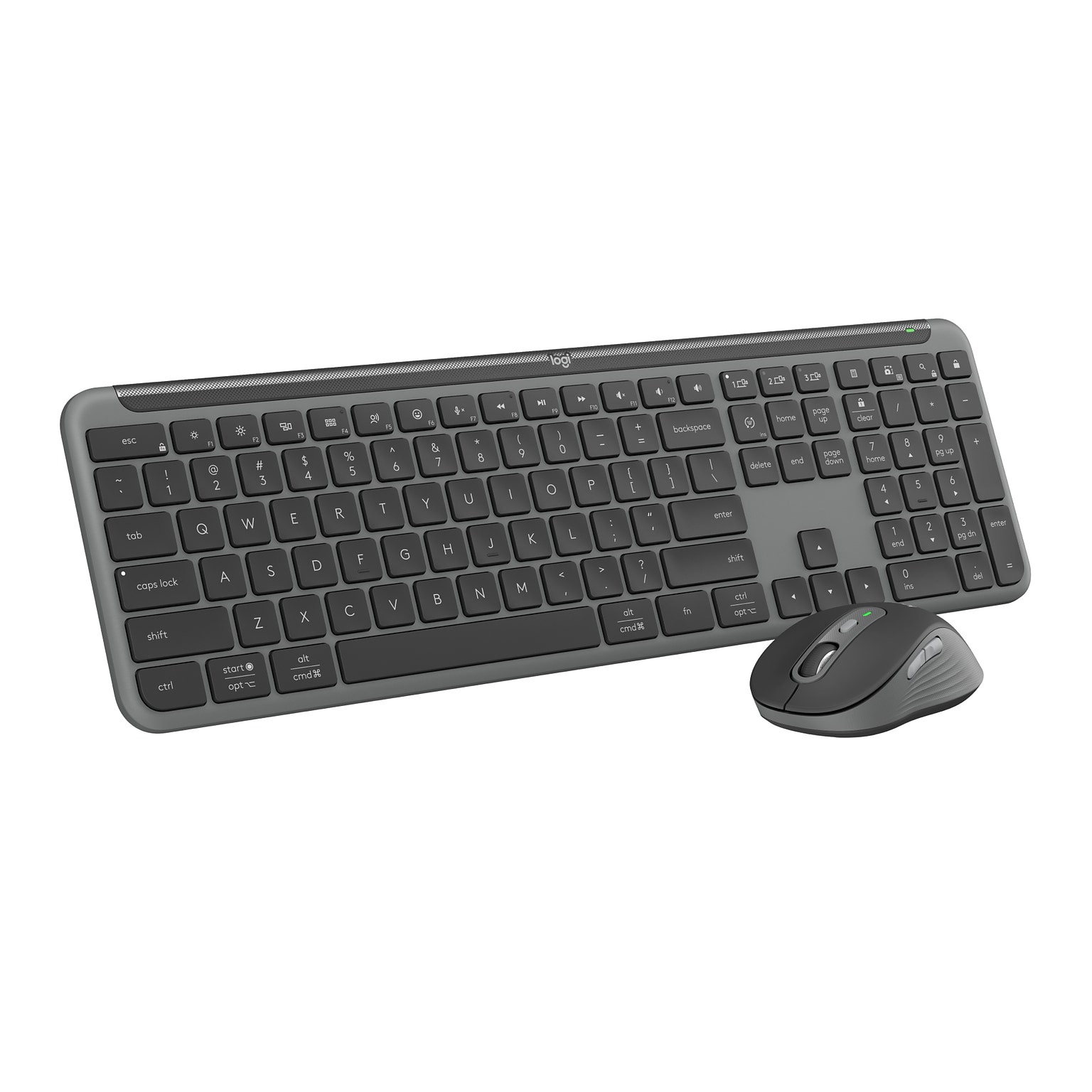 Logitech MK955 Wireless Keyboard and Optical Mouse Combo, Black (920-012425)