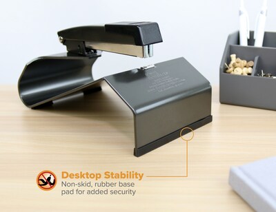 Bostitch Booklet Desktop Stapler, 20-Sheet Capacity, Black (B440SB)