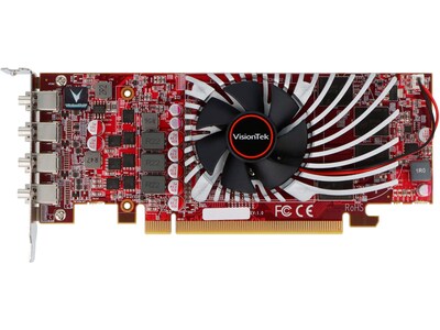 VisionTek AMD Radeon RX560 4M PCI Express 3.0 2GB GDDR5 Graphics Card, 1500MHz, Red (901443)