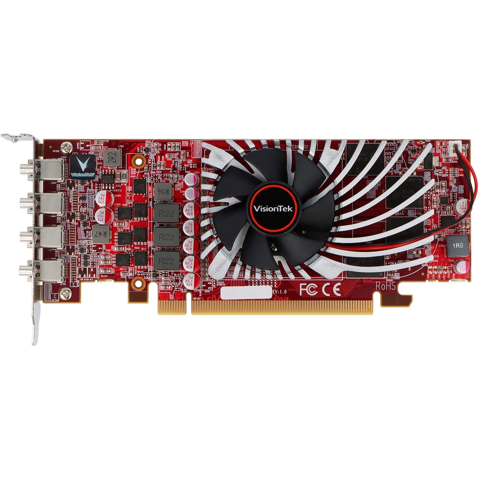 VisionTek AMD Radeon RX560 4M PCI Express 3.0 2GB GDDR5 Graphics Card, 1500MHz, Red (901443)