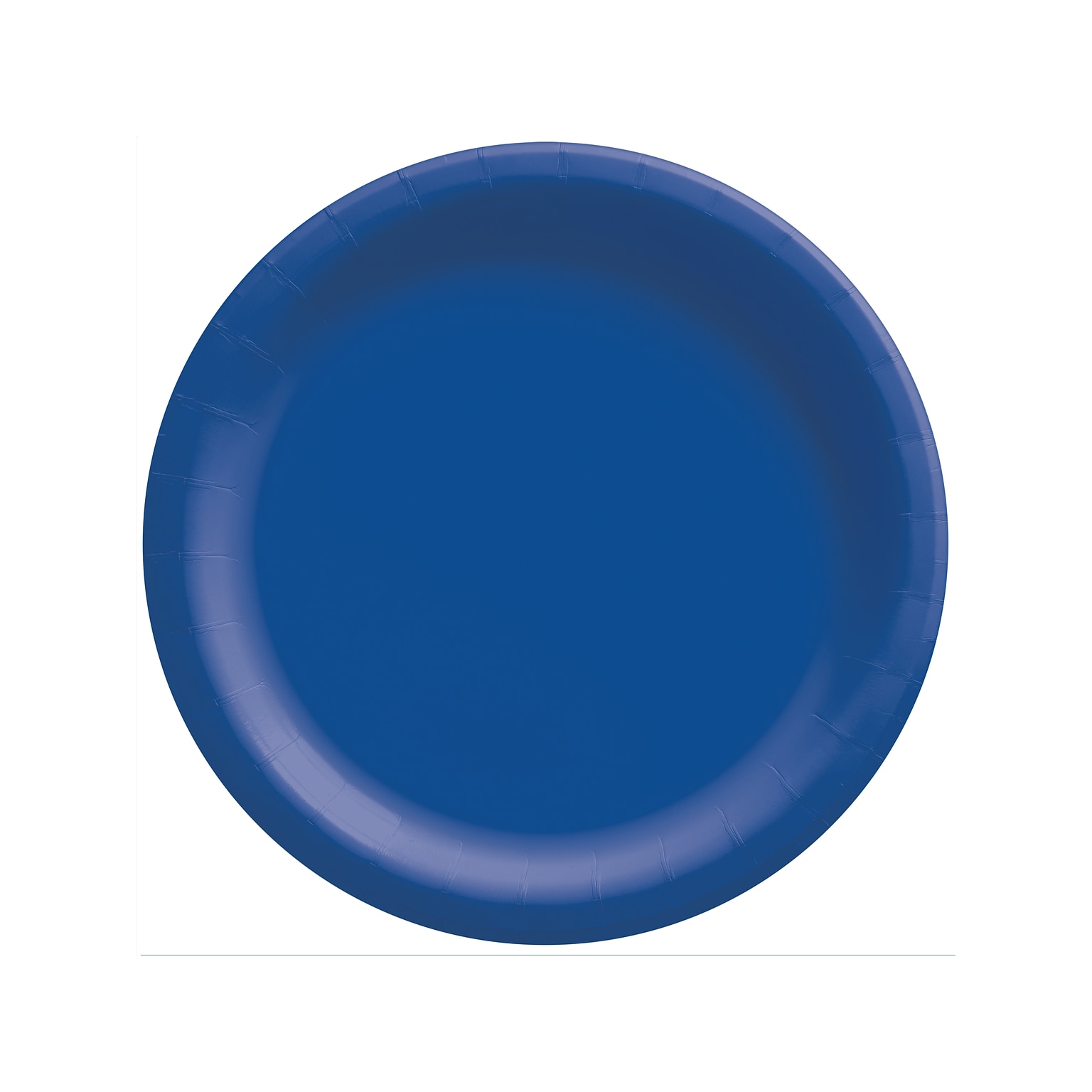 Amscan 8.5 Paper Plate, Bright Royal Blue, 50 Plates/Pack, 3 Packs/Set (650011.105)