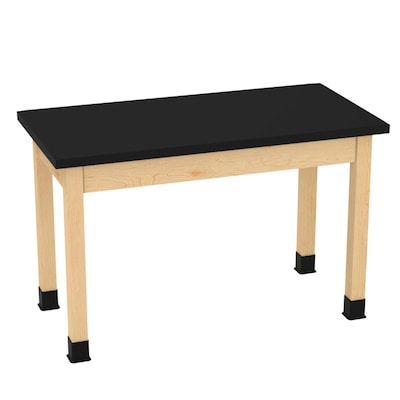 Diversified Woodcrafts Rectangular Science Lab Table, 48" x 24", Light Hardwood (P7102BM30N)