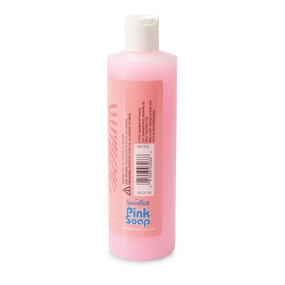 Speedball Mona Lisa Pink Soap Artist Brush Cleaner, 12 oz., Pink (SBA0013266)
