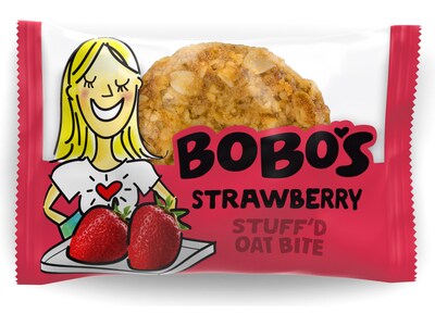 Bobos Gluten-Free Strawberry Stuffd Oat Bite, 32.5 oz., 25 Bars/Box (128-75-D)