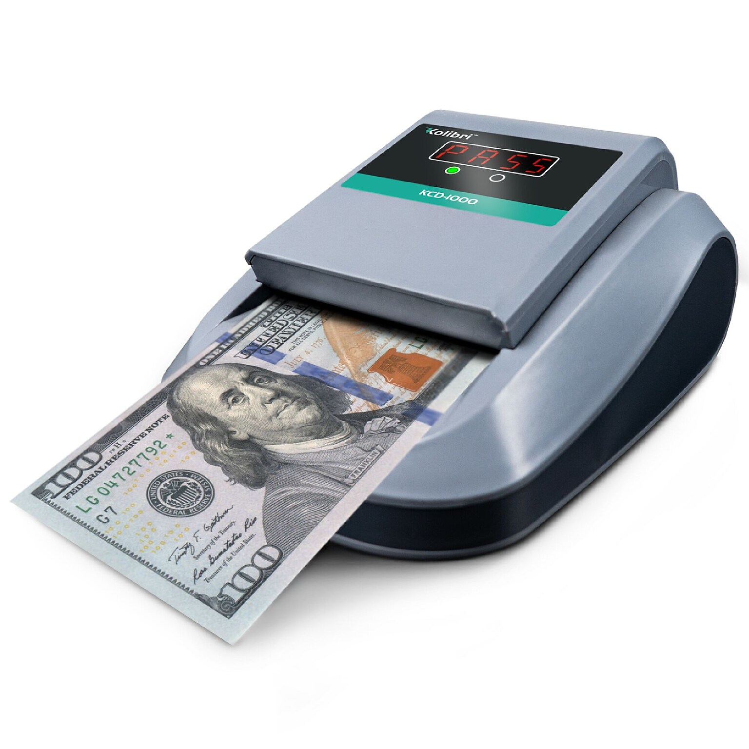 Kolibri KCD-1000 Counterfeit Detector, Gray (KCD-1000)