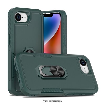 SaharaCase Raider Series Phone Case for iPhone 16e, Shock Absorbing, Cactus Green (CP00818)