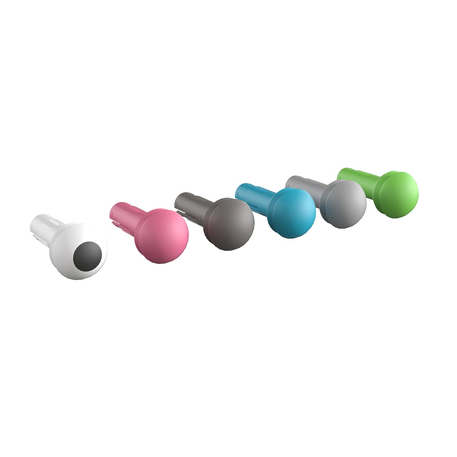 Flash Furniture Bright Beginnings Pegs for Modular STEAM Walls, 512/Pack (MK-ME14450-GG)