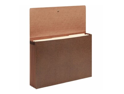 Smead Classic Redrope File Pocket, 3.5 Expansion, Legal Size, Brown (71356)