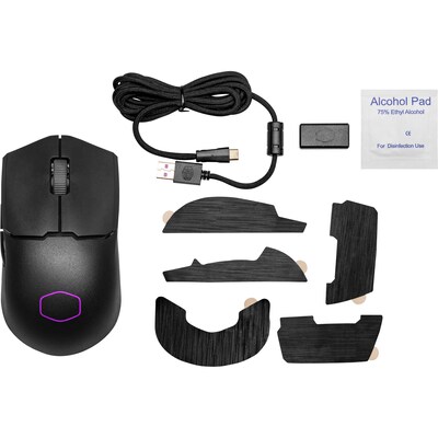 Cooler Master MM Series Wireless Gaming Optical Mouse, Black (MM-712-KKOH1)