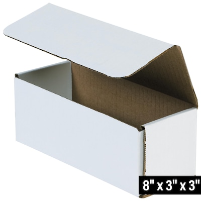 8 x 3 x 3 Corrugated Mailers, 50/Bundle (M833)