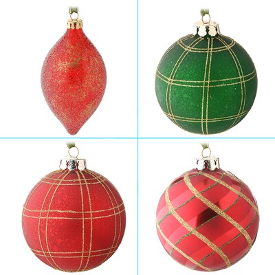 National Tree Company 20-Piece Christmas Tree Ornament Set, Rural Homestead Collection (AH63-RH2021)