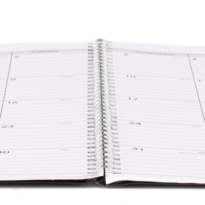 2026-2027 AT-A-GLANCE DayMinder 8.5" x 11" Academic Weekly & Monthly Planner, Plastic Cover, Charcoal (AYC520-45-27)