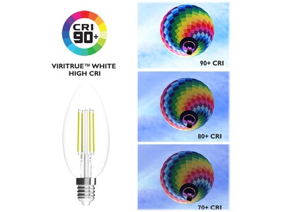 Viribright 2.5-Watt Daylight LED Specialty Bulb, 12/Pack (650194)
