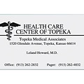 Medical Arts Press® Classic® Linen Business Cards; Custom