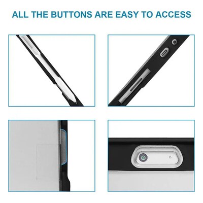 SaharaCase Protective Case for Microsoft Surface Go 4, Surface Go 3 and Surface Go 2, Black (SB-MI-SG2-HD)