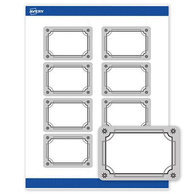 Avery Rectangle Multipurpose Labels, 2 x 3, White, 80/Pack (19479370606)