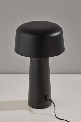 Adesso Lenny LED Table Lamp, Black (4094-01)