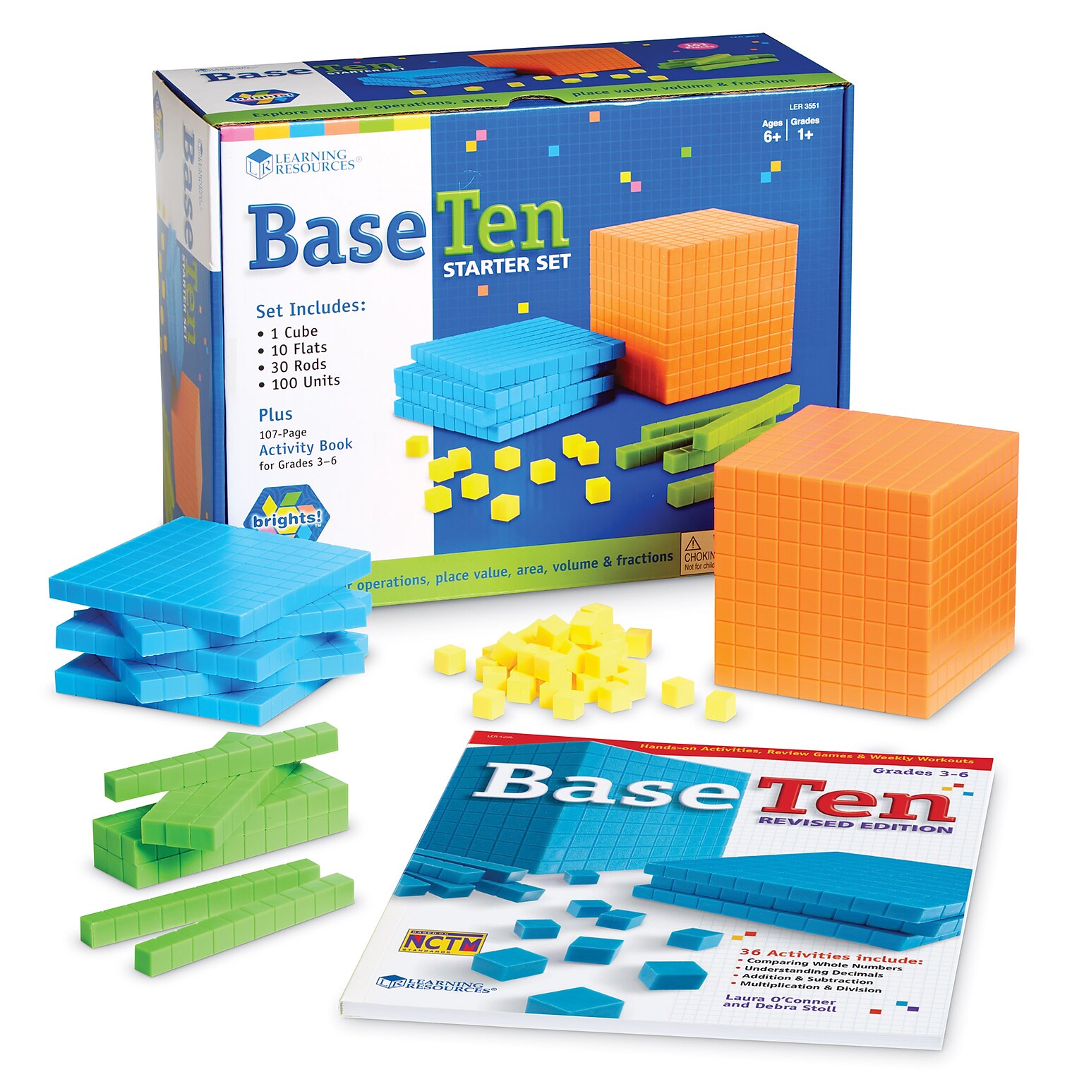 Learning Resources Brights! Base Ten Starter Set LER3551 (LER3551)