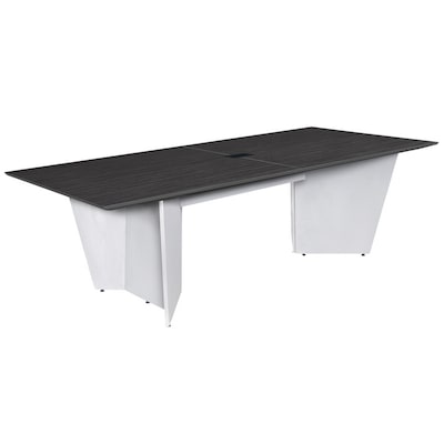 Regency Array 96W x 48D Conference Table with Grommet, Ash Grey/White (ACT9648AGWH)