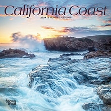 2024 BrownTrout California Coast 7 x 14 Monthly Wall Calendar (9781975462062)